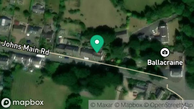 Map showing SMITHY HOUSE, BALLACRAINE, ST. JOHNS, ISLE OF MAN, IM4 3LR