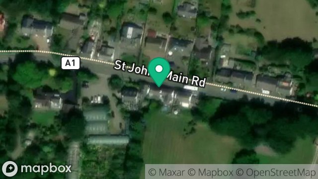 Map showing 2 THE WILLOWS, BALLACRAINE, ST. JOHNS, ISLE OF MAN, IM4 3LS