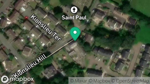 Map showing THE CRAFT CENTRE, KIONSLIEU HILL, FOXDALE, ISLE OF MAN, IM4 3HB