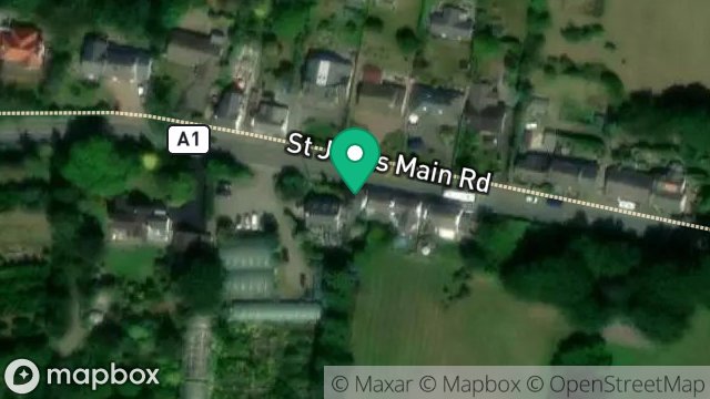 Map showing ASHLEIGH, BALLACRAINE, ST. JOHNS, ISLE OF MAN, IM4 3LS