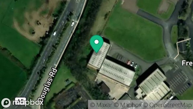 Map showing BUILDING F, FREEPORT, BALTHANE, BALLASALLA, ISLE OF MAN, IM9 2AP