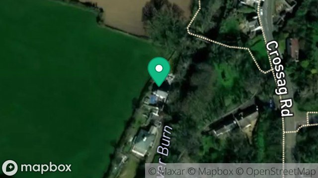 Map showing MONKS BRIDGE COTTAGE, ABBEY ROAD LANE, BALLASALLA, ISLE OF MAN, IM9 3DE