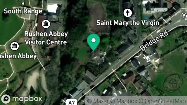 Map showing ABBEY MILL LODGE, BRIDGE ROAD, BALLASALLA, ISLE OF MAN, IM9 3DA