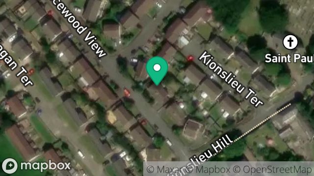 Map showing 10, SPRUCEWOOD VIEW, FOXDALE, ISLE OF MAN, IM4 3HA