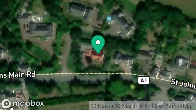 Map showing BRACKEN HILL HOUSE, BALLACRAINE, ST. JOHNS, ISLE OF MAN, IM4 3LR