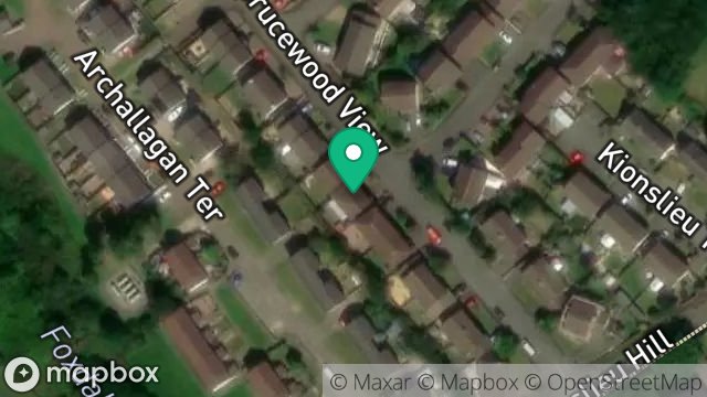 Map showing 15, SPRUCEWOOD VIEW, FOXDALE, ISLE OF MAN, IM4 3HA