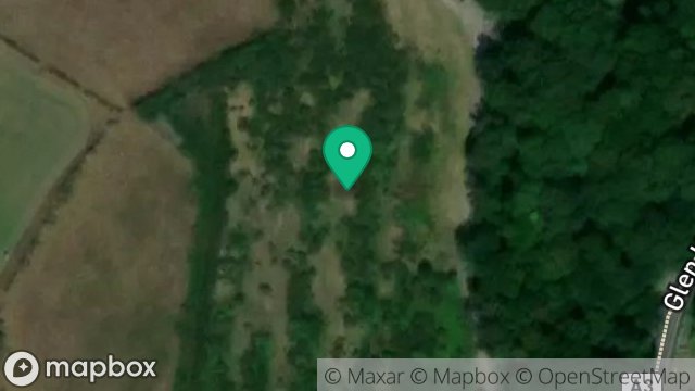 Map showing FIELDS 312346 AND 312352, LAUREL BANK FARM, GLEN HELEN ROAD, LAUREL BANK, ST JOHNS, ISLE OF MAN, IM4 3NJ