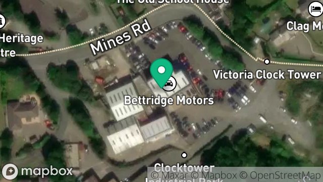 Map showing THE OLD BRICKWORKS, MINES ROAD, FOXDALE, ISLE OF MAN, IM4 3ET