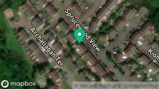Map showing 21, SPRUCEWOOD VIEW, FOXDALE, ISLE OF MAN, IM4 3HA