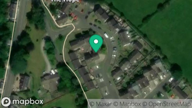 Map showing 74, SLIEAU WHALLIAN PARK, ST. JOHNS, ISLE OF MAN, IM4 3JN