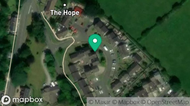 Map showing 70, SLIEAU WHALLIAN PARK, ST. JOHNS, ISLE OF MAN, IM4 3JN