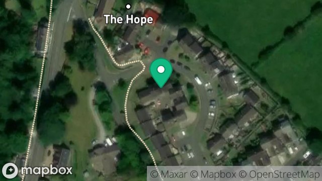 Map showing 67, SLIEAU WHALLIAN PARK, ST. JOHNS, ISLE OF MAN, IM4 3JN