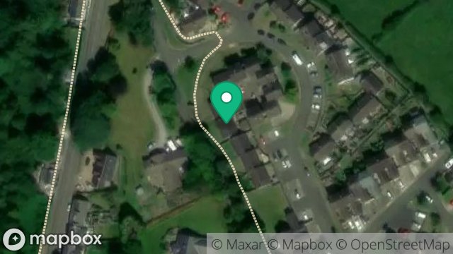 Map showing 63, SLIEAU WHALLIAN PARK, ST. JOHNS, ISLE OF MAN, IM4 3JN