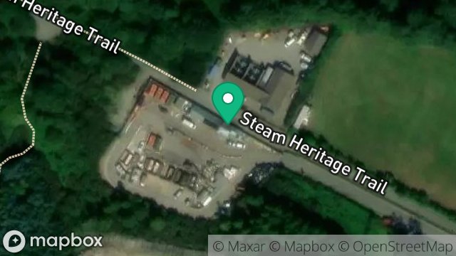 Map showing WESTERN CIVIC AMENITY CENTRE, STATION ROAD, ST JOHNS, ISLE OF MAN, IM4 3LN
