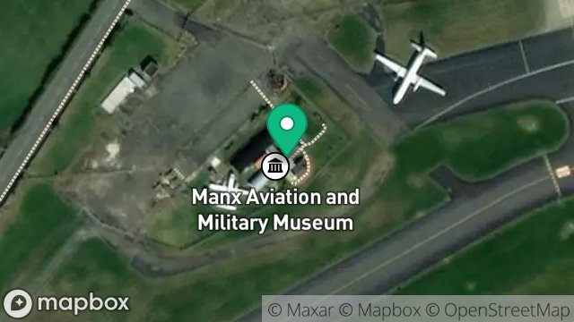 Map showing THE BUNGALOW, RONALDSWAY AIRPORT, BALLASALLA, ISLE OF MAN, IM9 2AT