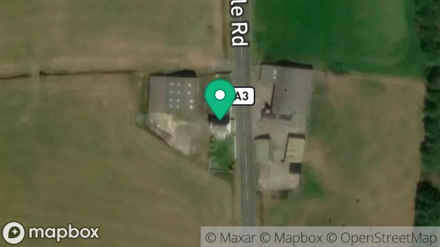 Map showing BALLAGLEA FARM, BALLAMODHA STRAIGHT, BALLAMODHA, BALLASALLA, ISLE OF MAN, IM9 3AZ