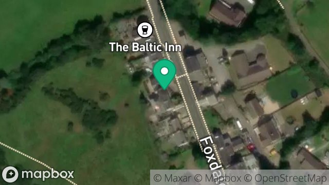 Map showing ORCHID HOUSE, MAIN ROAD, FOXDALE, ISLE OF MAN, IM4 3EF