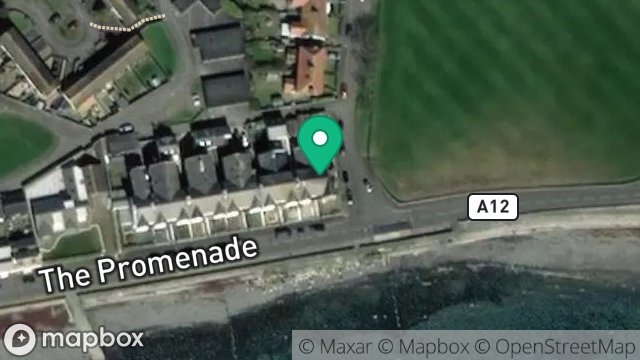 Map showing 1, THE PROMENADE, CASTLETOWN, ISLE OF MAN, IM9 1BJ