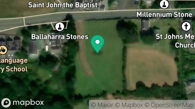 Map showing FIELD 312711, MAIN ROAD, ST JOHNS, ISLE OF MAN, IM4 3NA