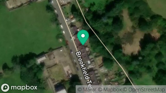 Map showing 4, BROOKFIELD TERRACE, FOXDALE, ISLE OF MAN, IM4 3ED