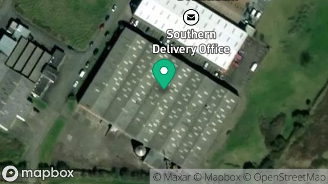 Map showing FACTORY, RONALDSWAY INDUSTRIAL ESTATE, RONALDSWAY, BALLASALLA, ISLE OF MAN, IM9 2RY