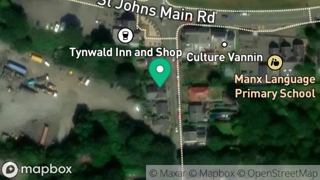 Map showing HIGHCROFT, STATION ROAD, ST. JOHNS, ISLE OF MAN, IM4 3AH