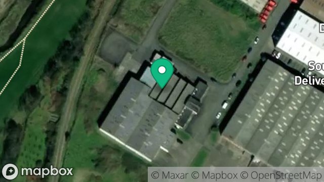 Map showing SOUTHERN POSTAL DELIVERY OFFICE, RONALDSWAY INDUSTRIAL ESTATE, RONALDSWAY, BALLASALLA, ISLE OF MAN, IM9 2AA