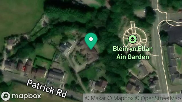 Map showing KIONSLIEAU, PATRICK ROAD, ST. JOHNS, ISLE OF MAN, IM4 3BN