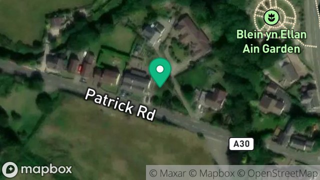 Map showing LAND ADJACENT TO, KERROWKEIL, PATRICK ROAD, ST JOHNS, ISLE OF MAN, IM4 3BN