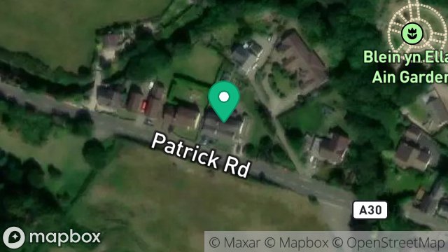 Map showing KERROWKEIL (SAINSBURY), PATRICK ROAD, ST. JOHNS, ISLE OF MAN, IM4 3BN