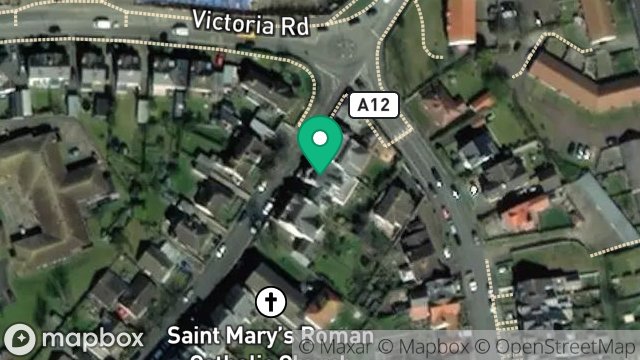 Map showing ROSE COTTAGE, 28, BOWLING GREEN ROAD, CASTLETOWN, ISLE OF MAN, IM9 1EB