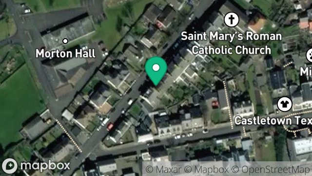 Map showing 6, BOWLING GREEN ROAD, CASTLETOWN, ISLE OF MAN, IM9 1EA