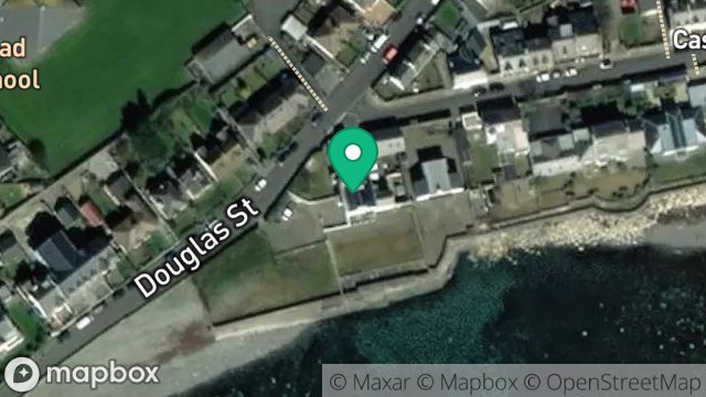 Map showing THE OLD HOUSE, COLLEGE GREEN, CASTLETOWN, ISLE OF MAN, IM9 1BE