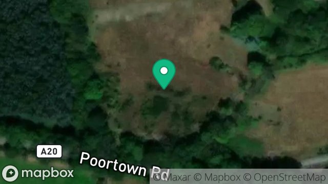 Map showing FIELD 314574, POORTOWN ROAD, PEEL, ISLE OF MAN, IM5 2AL