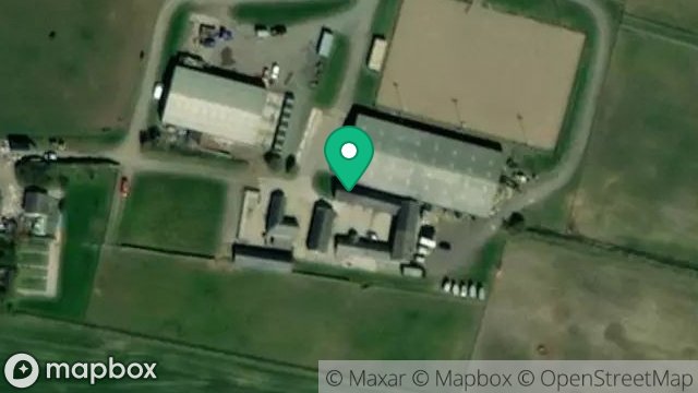 Map showing OUTBUILDINGS, CHURCH FARMHOUSE, LANE FROM MALEW ROAD TO CHURCH FARM, GREAT MEADOW, CASTLETOWN, ISLE OF MAN, IM9 4EB