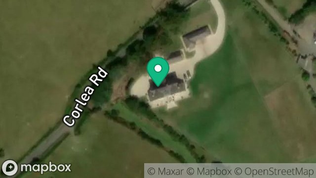 Map showing FIELD 430242, CORLEA ROAD, BALLASALLA, ISLE OF MAN, IM9 3BA