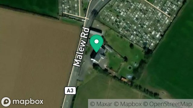 Map showing BALLAQUESTON, MALEW ROAD, BALLASALLA, ISLE OF MAN, IM9 3DJ