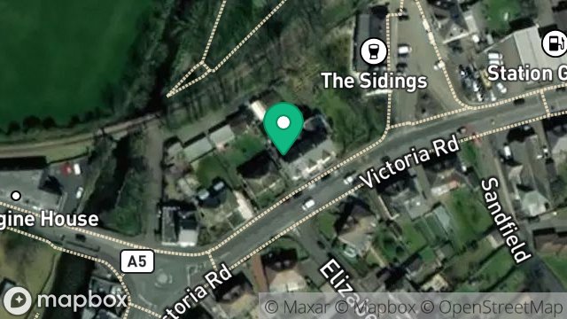 Map showing 19, VICTORIA ROAD, CASTLETOWN, ISLE OF MAN, IM9 1EN