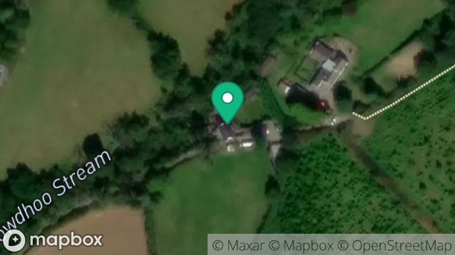 Map showing SERIEN GLENDHOO COTTAGE, 432 BALLAGILL TO BALLAMOAR, DOARLISH ARD, FOXDALE, ISLE OF MAN, IM4 3BG