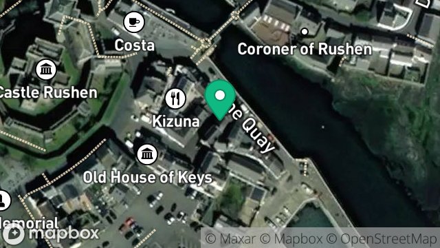 Map showing 4, QUAY LANE, CASTLETOWN, ISLE OF MAN, IM9 1LE