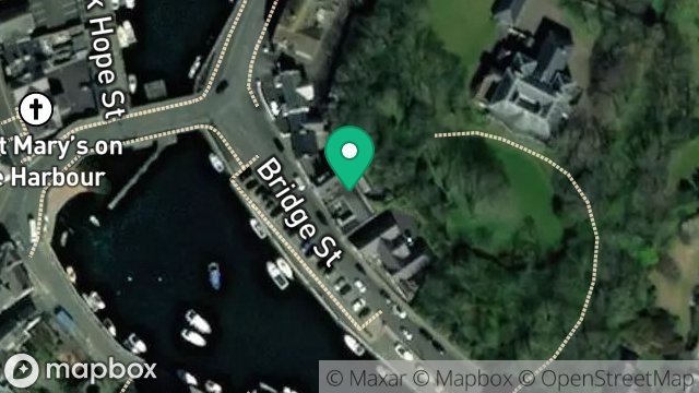 Map showing MALT HOUSE, BRIDGE STREET, CASTLETOWN, ISLE OF MAN, IM9 1ET