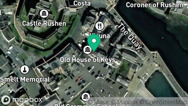 Map showing HIGH PROFILE MARKETING LTD, 4, PARLIAMENT SQUARE, CASTLETOWN, ISLE OF MAN, IM9 1LA