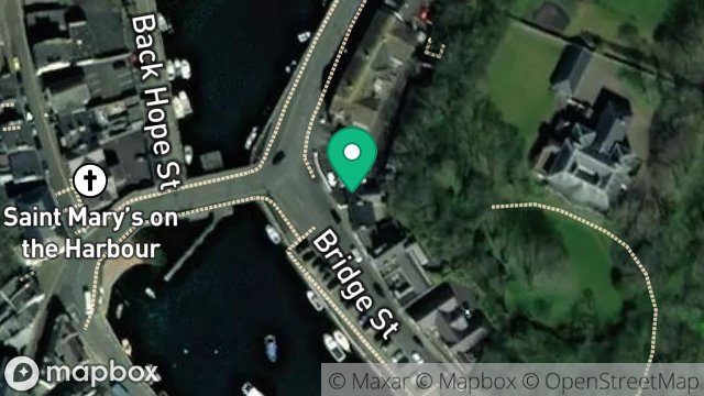 Map showing 2 BREWERY COURT, BREWERY WHARF, CASTLETOWN, ISLE OF MAN, IM9 1ES