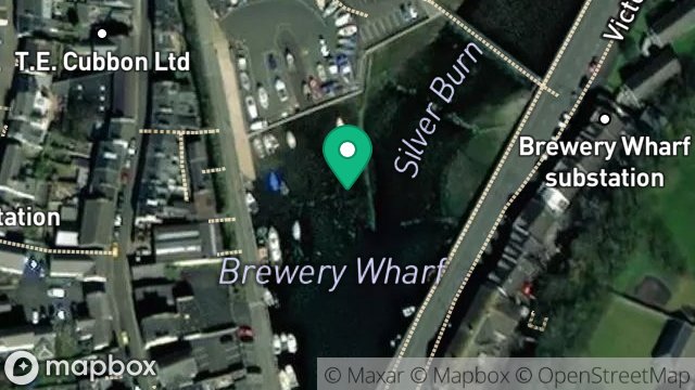 Map showing CASTLETOWN HARBOUR, BACK HOPE STREET, CASTLETOWN, ISLE OF MAN, IM9 1AR