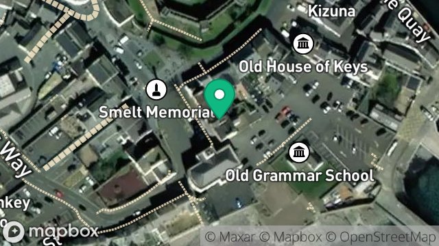Map showing 3, THE PARADE, CASTLETOWN, ISLE OF MAN, IM9 1LG