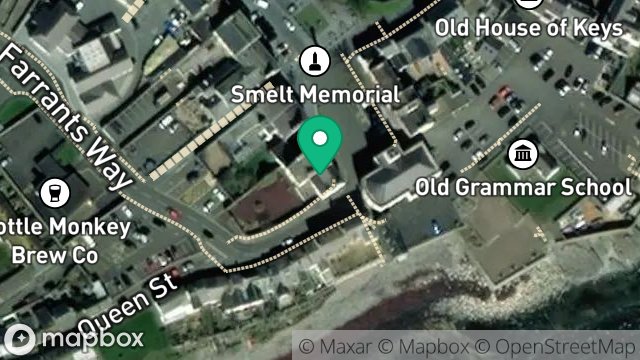 Map showing 5, THE PARADE, CASTLETOWN, ISLE OF MAN, IM9 1LG