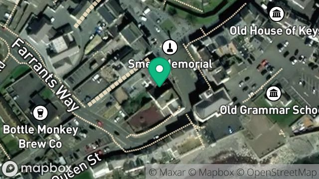 Map showing 6A, THE PARADE, CASTLETOWN, ISLE OF MAN, IM9 1LG