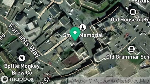 Map showing CASTLE HOUSE, 7, THE PARADE, CASTLETOWN, ISLE OF MAN, IM9 1LG