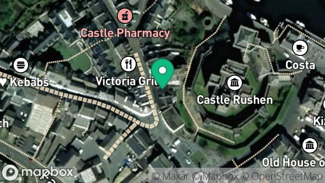 Map showing 4, MALEW STREET, CASTLETOWN, ISLE OF MAN, IM9 1AB