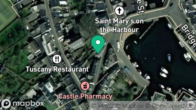 Map showing 11, BANK STREET, CASTLETOWN, ISLE OF MAN, IM9 1AT